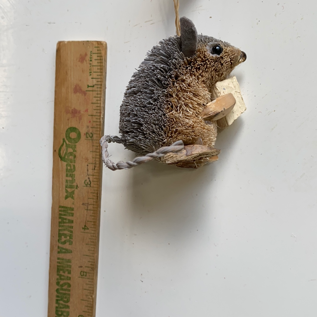 Mouse and Cheese Ornament