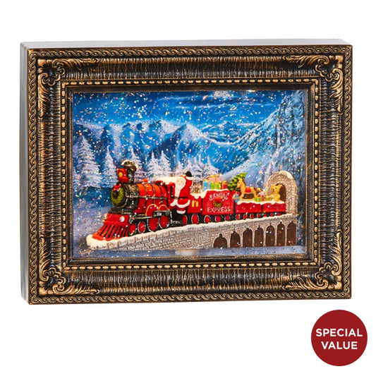E Holiday Lantern Santa Express