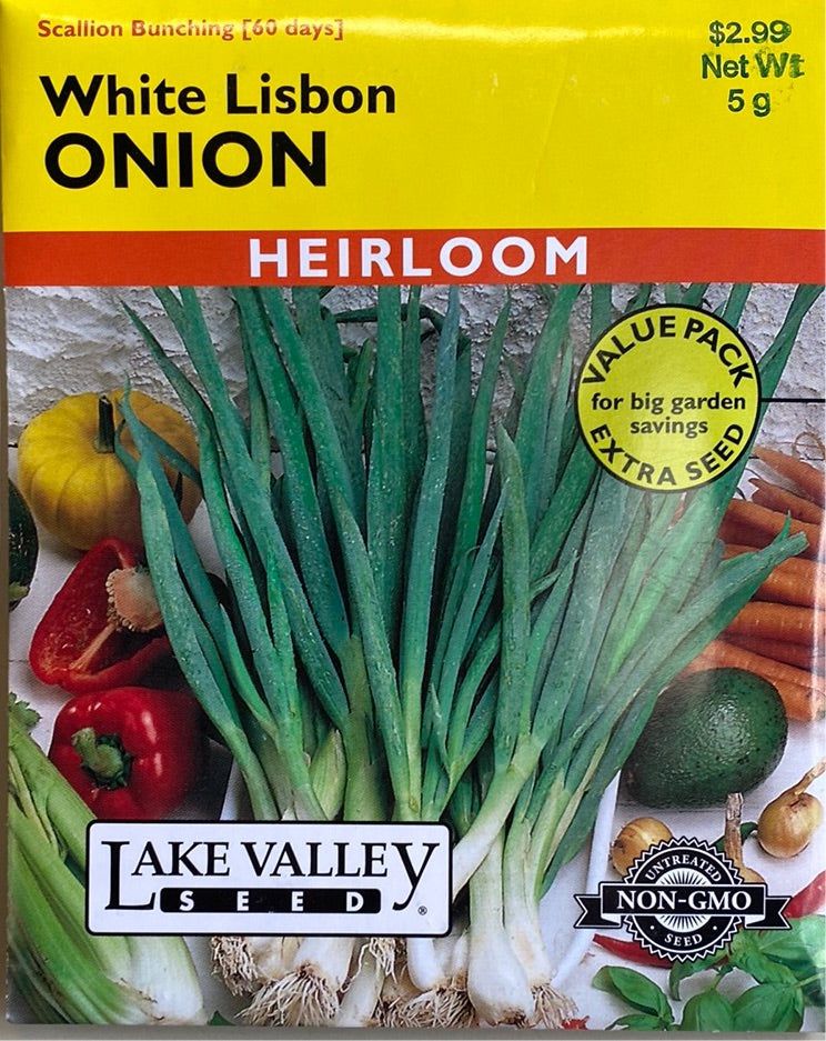 White Lisbon Onion Heirloom