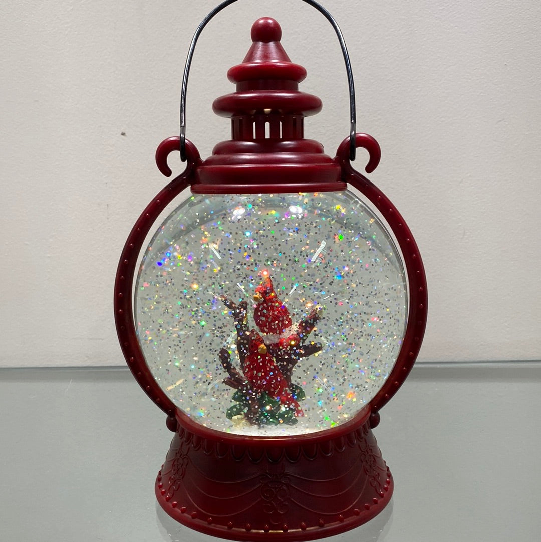 Red Lighted Holiday Lanterns