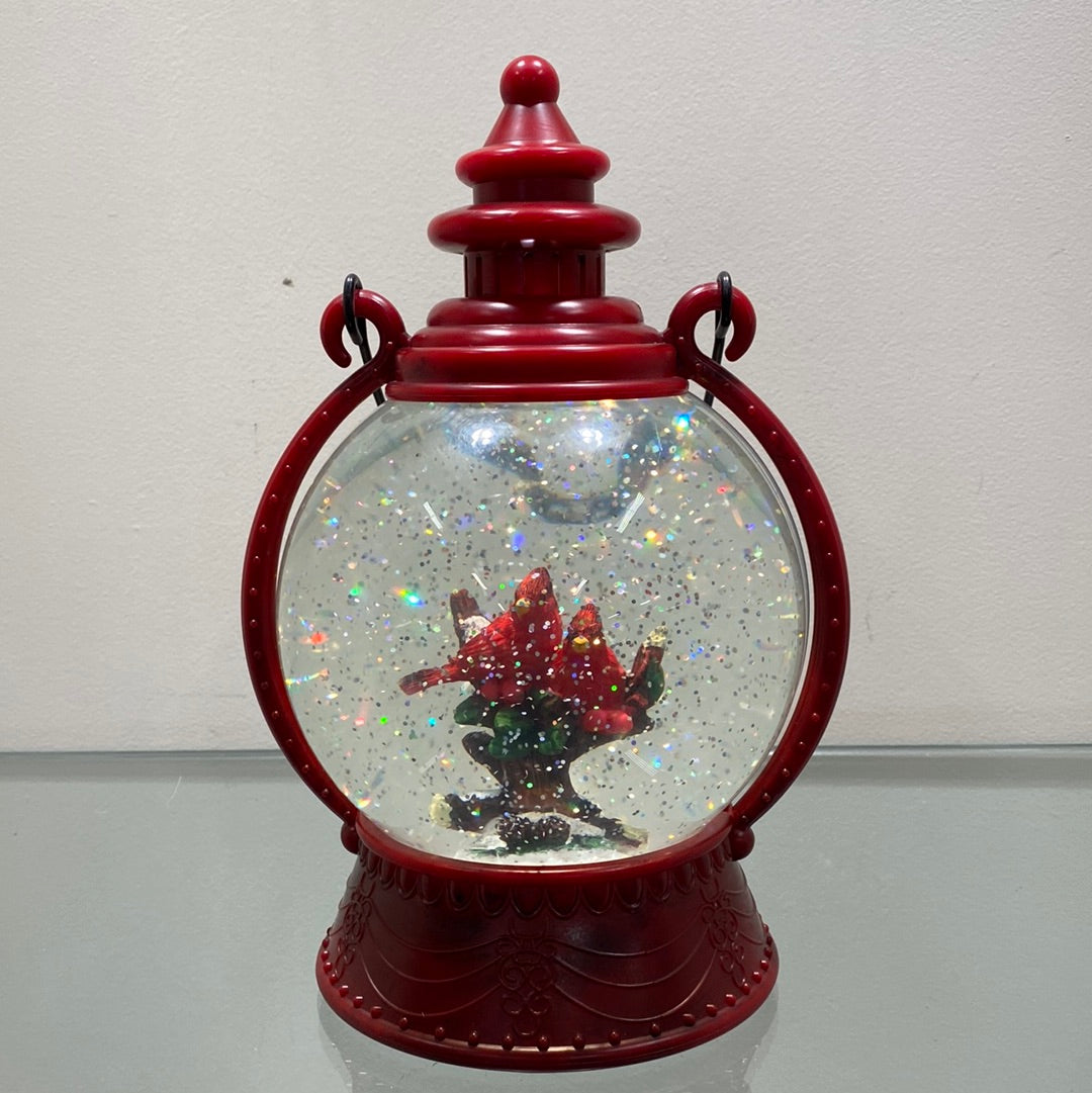 Red Lighted Holiday Lanterns