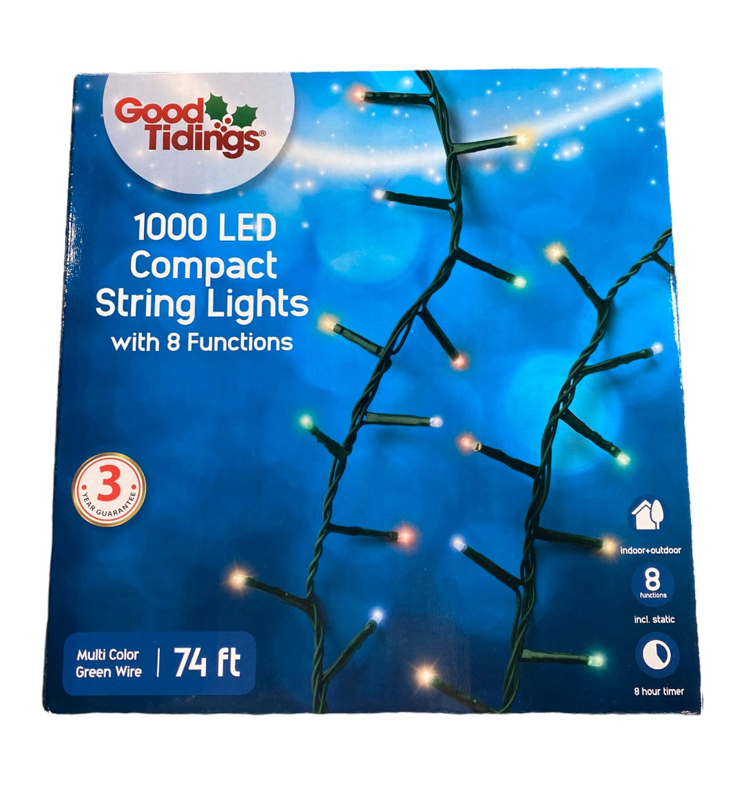 1000 LED Compact String Snake Lights