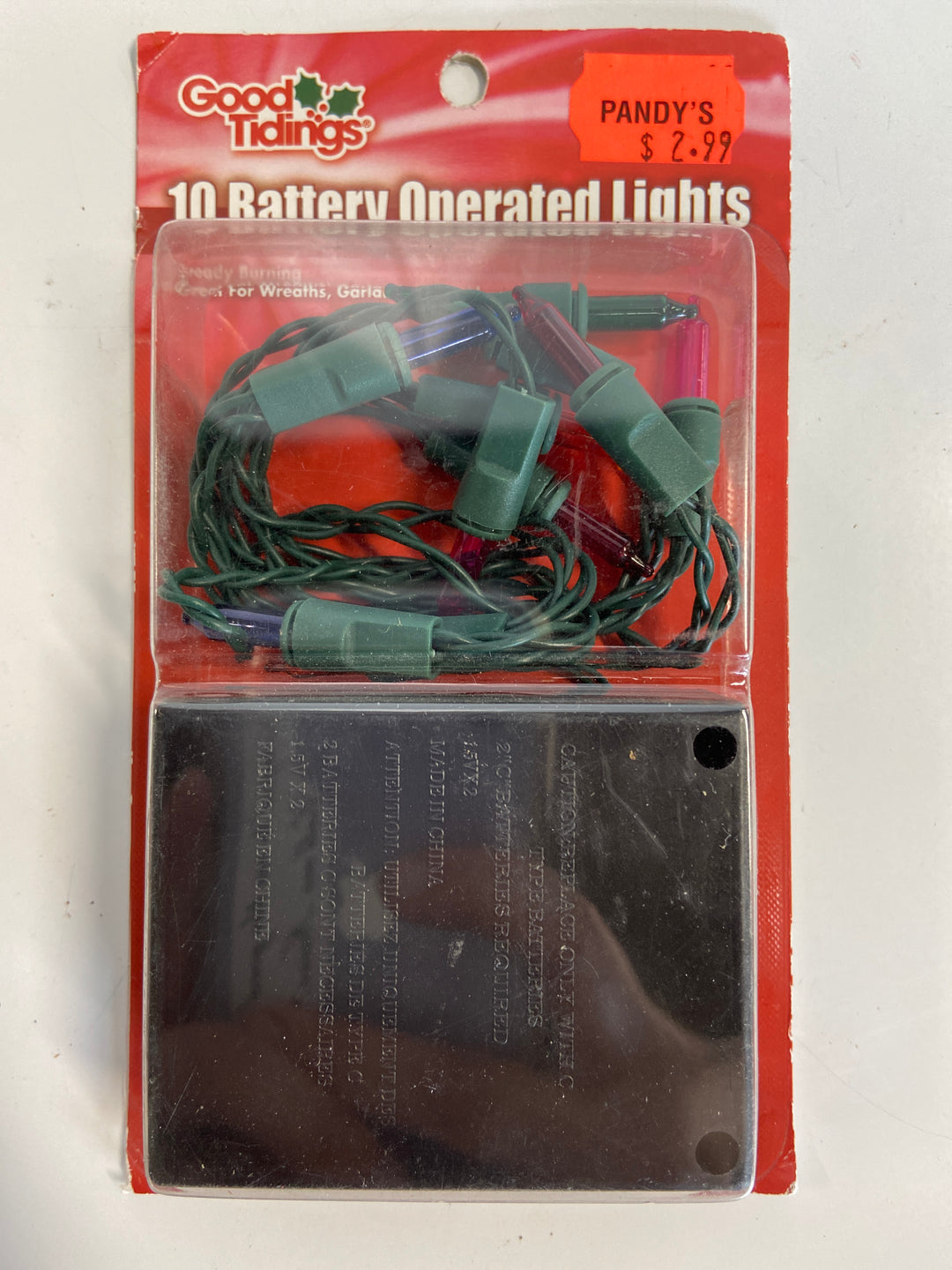 Holiday Lights 10 Battery Operated Lights