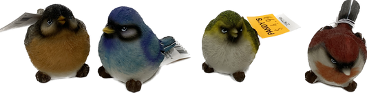 Resign Bird Figurine 3"