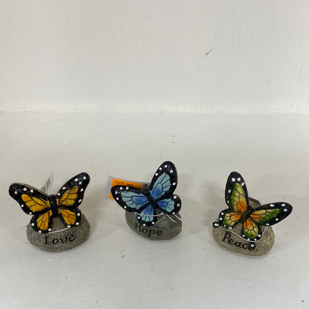 Resin Butterfly on Message