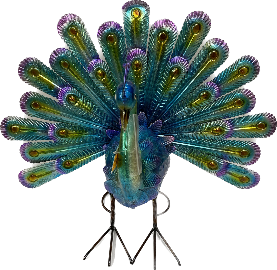 Metal Peacock Figurine