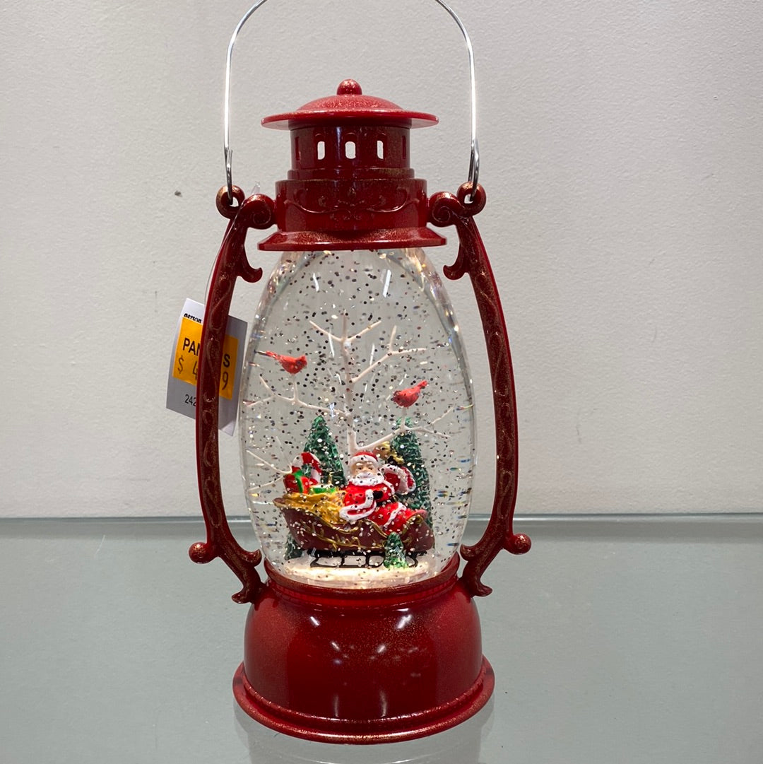 Red Water Globe Lanterns