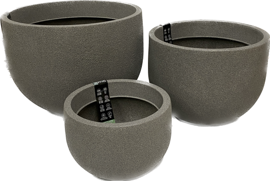 Stone Rustic Round Planter