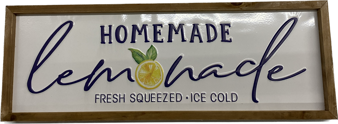 Homemade Lemonade Wall Sign