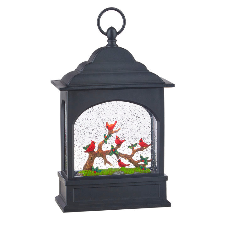 G Holiday Lantern Cardinals 11”