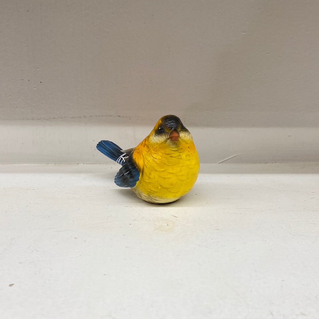4.5”L Resin Spring Bird Figurin