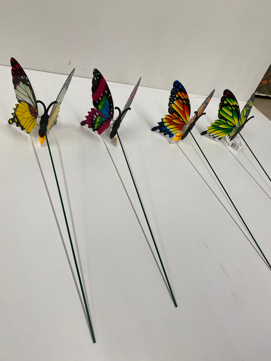 Metal and Plastic Butterfly Yard Stake