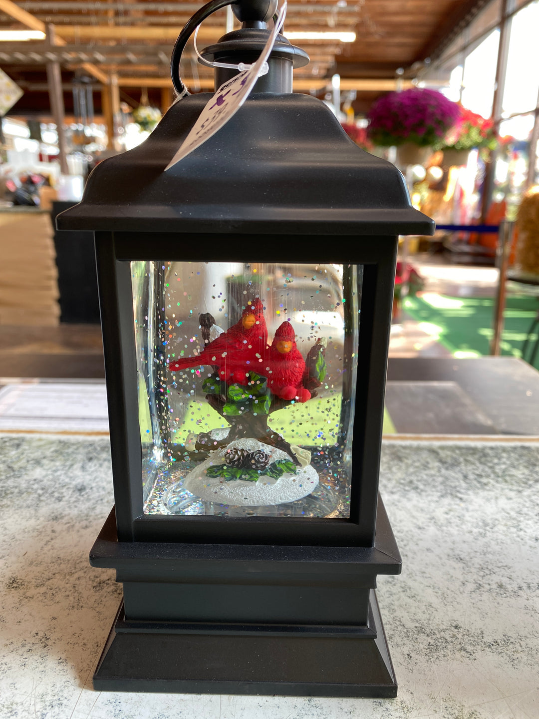 Holiday Cardinal Lanterns