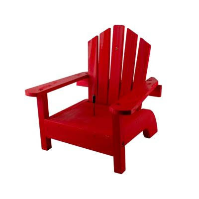 Red Adiron Squirrel Feeder