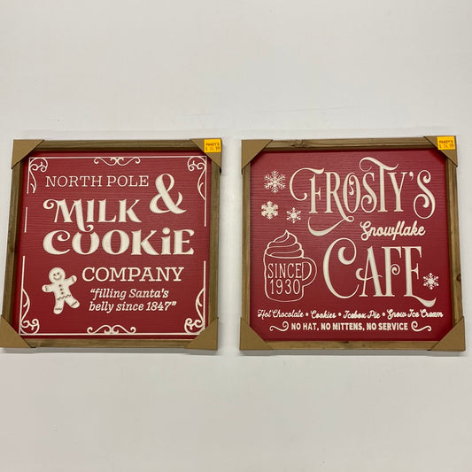 Wooden Engraved Wall Sign (15.75”L)