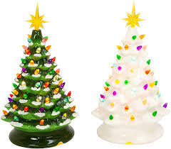 Lighted Musical Dolomite Christmas Tree w/ Timer
