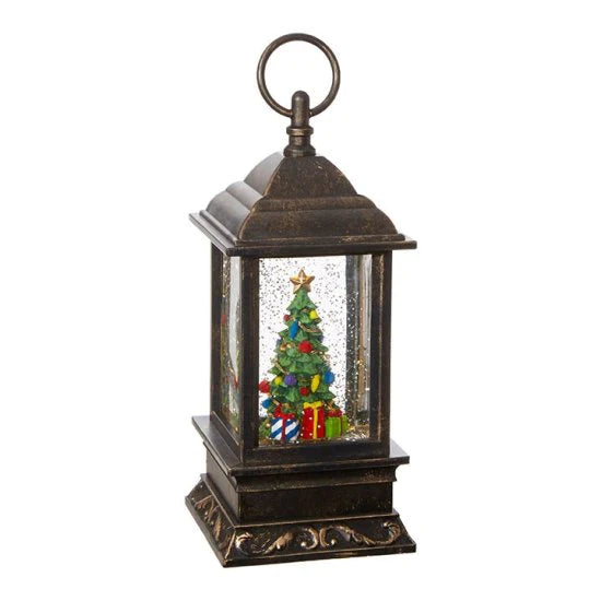 ZZ LED Lit Christmas Tree Musical Water Lantern