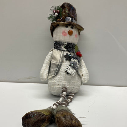 16”H Lighted Plush Snowman