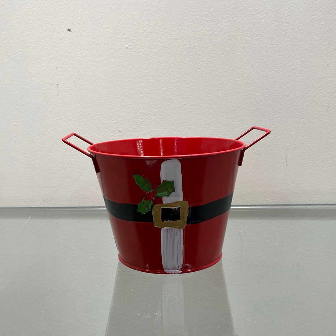 Small Christmas Santa Bucket