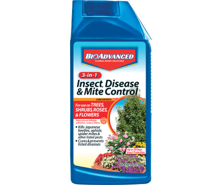 3-In-1 Insect, Disease And Mite Control Concentrate