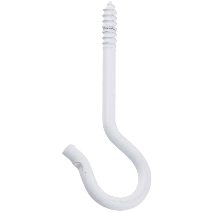 White Ceiling Hook 5pk