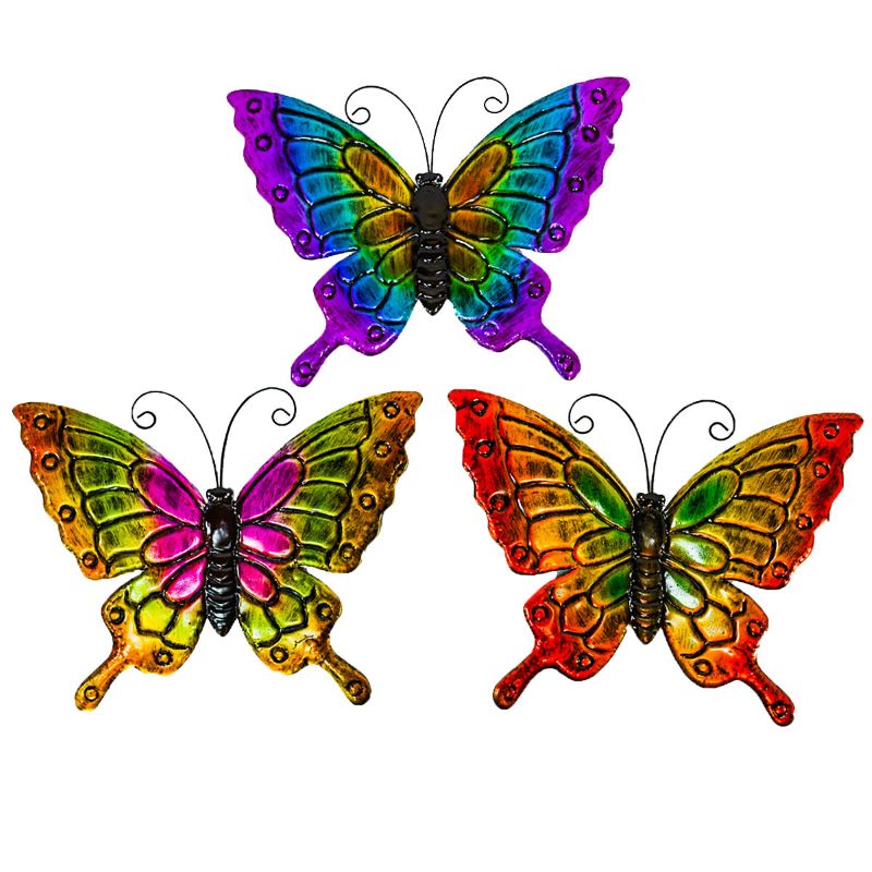 15" x 12" Metal Butterflies