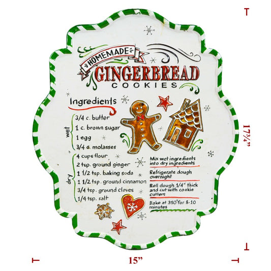 Homemade Gingerbread Cookies Wall Sign