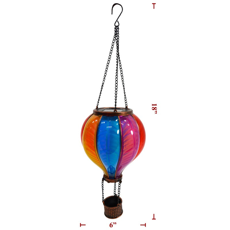 Hanging Solar Balloon With Wooden Beads