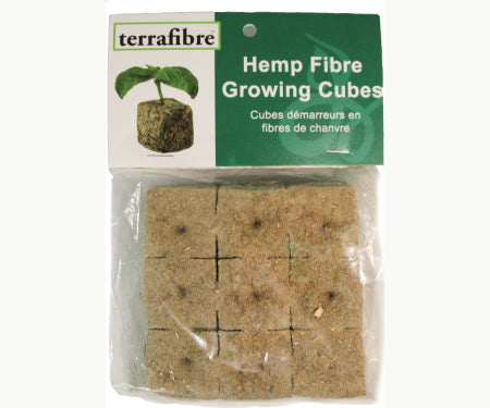 Terrafibre Hemp Fibre Growing Cubes
