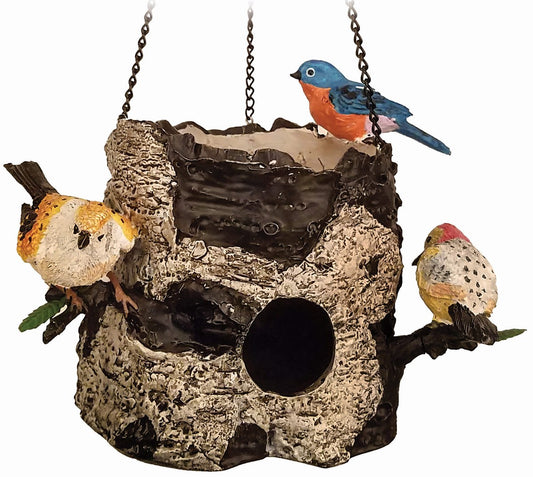 Tree Stump Birdhouse